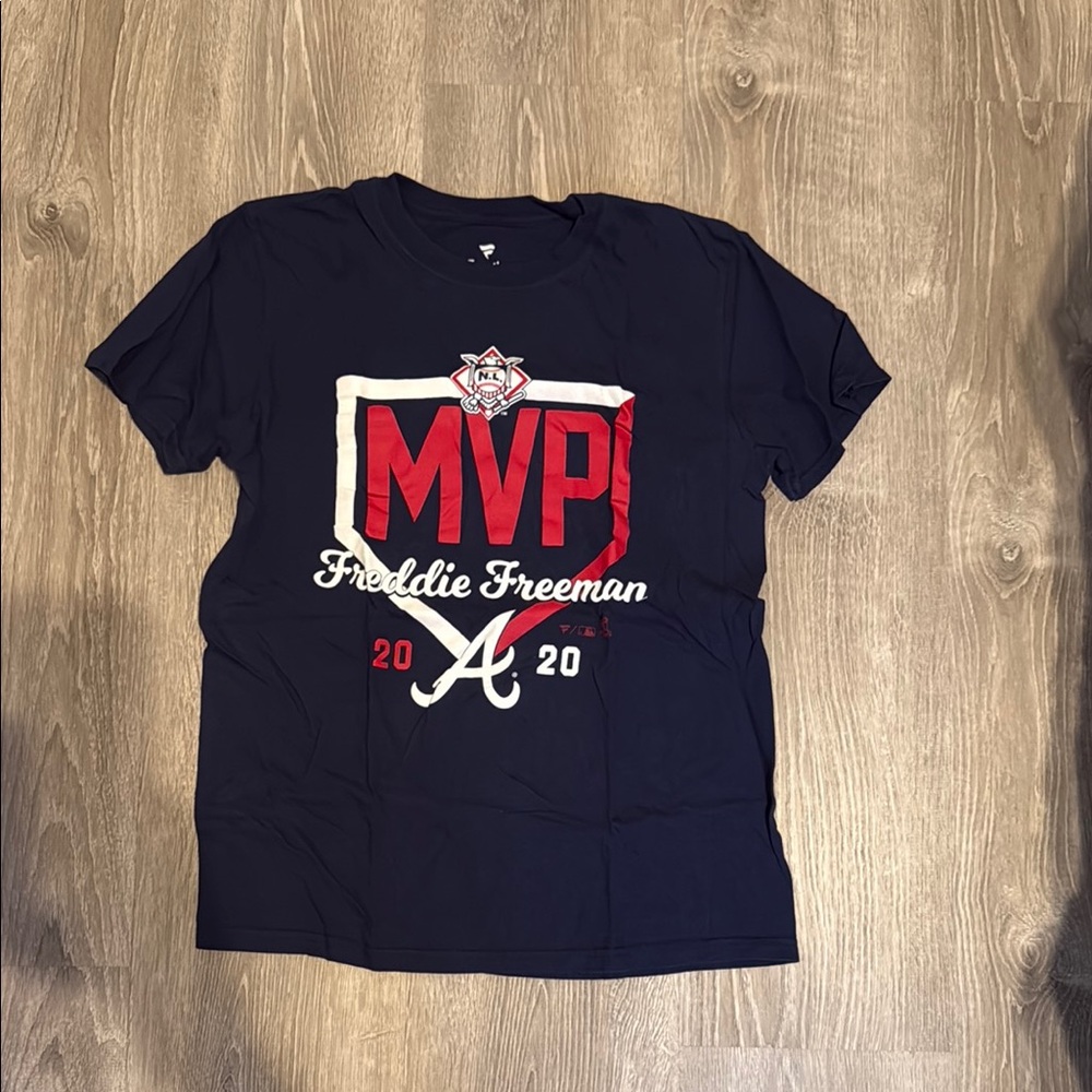 Fanatics Blue and Red MVP Graphic Short Sleeve Tee